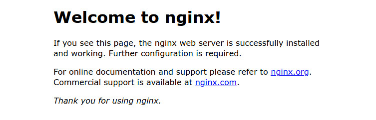 Nginx - Welcome Page